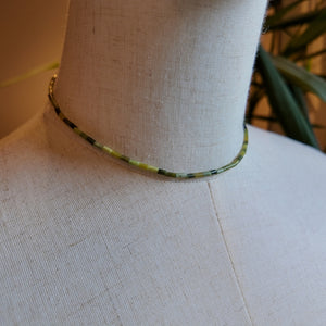 Jade Choker Necklace Vertical London Jewellery