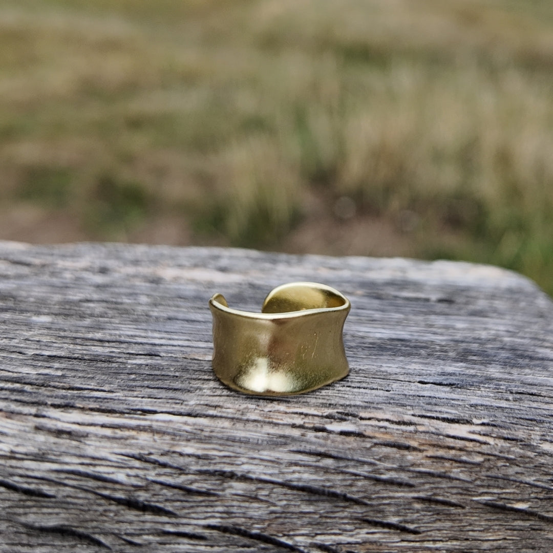 Vintage Gold Ring Vertical London Jewellery