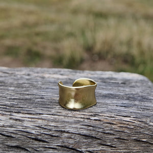Vintage Gold Ring Vertical London Jewellery