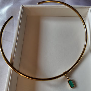 Custom Gemstone-Birthstone Choker Vertical London Jewellery