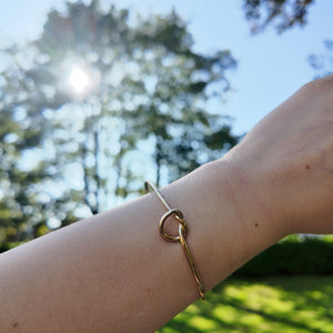 Knot Bangle Bracelet Vertical London Jewellery