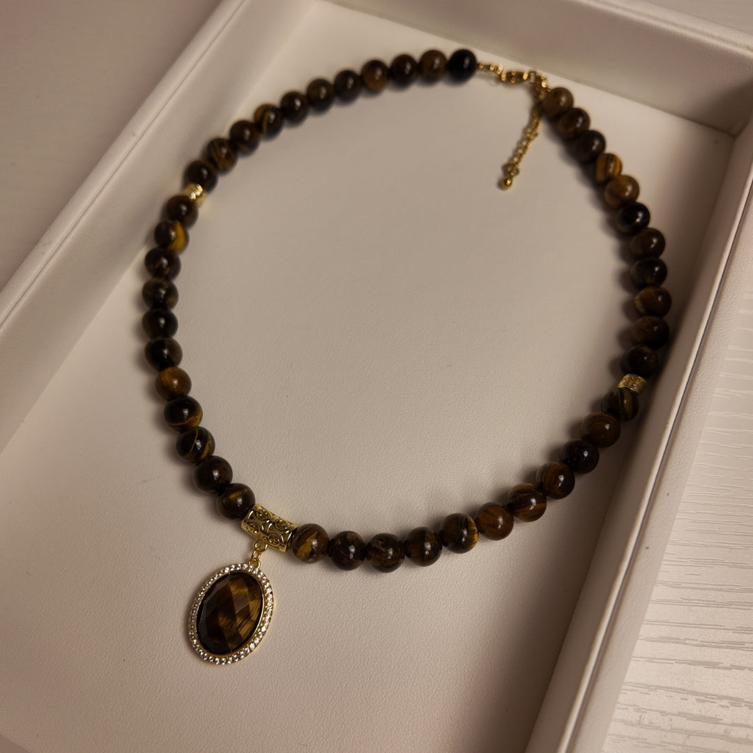 Handmade Tiger’s Eye Necklace