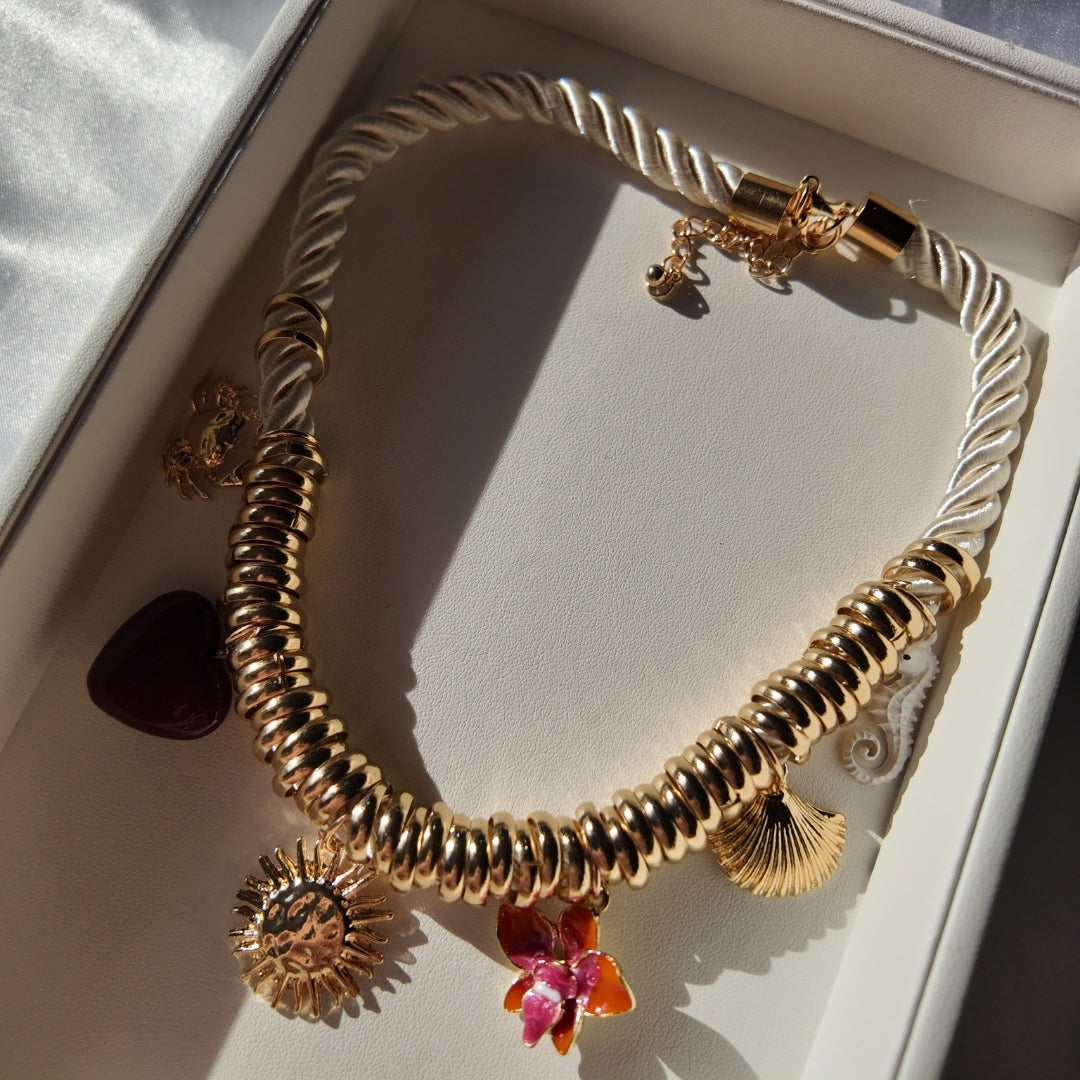 Summer Vibes Charm Necklace