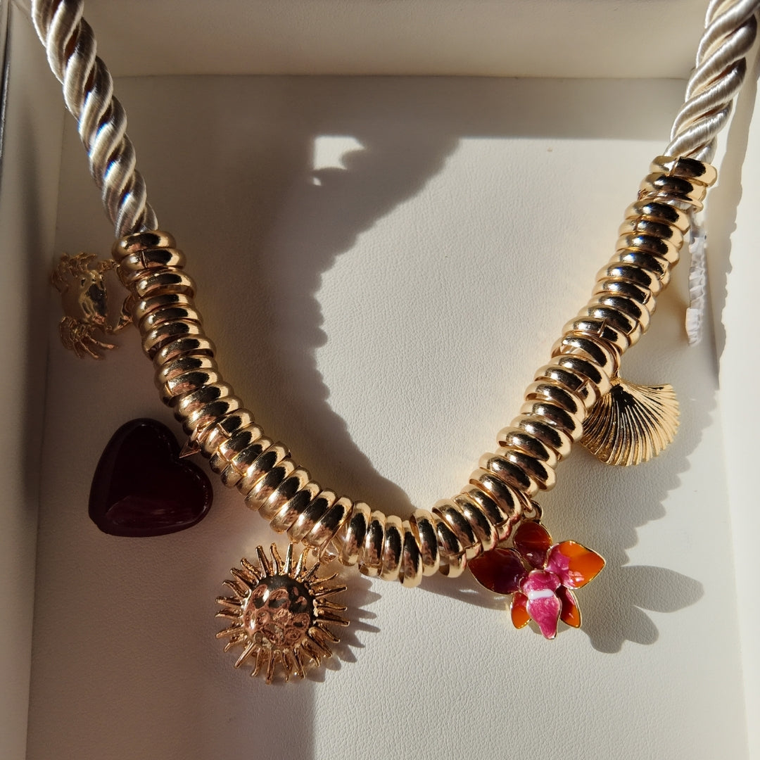 Summer Vibes Charm Necklace