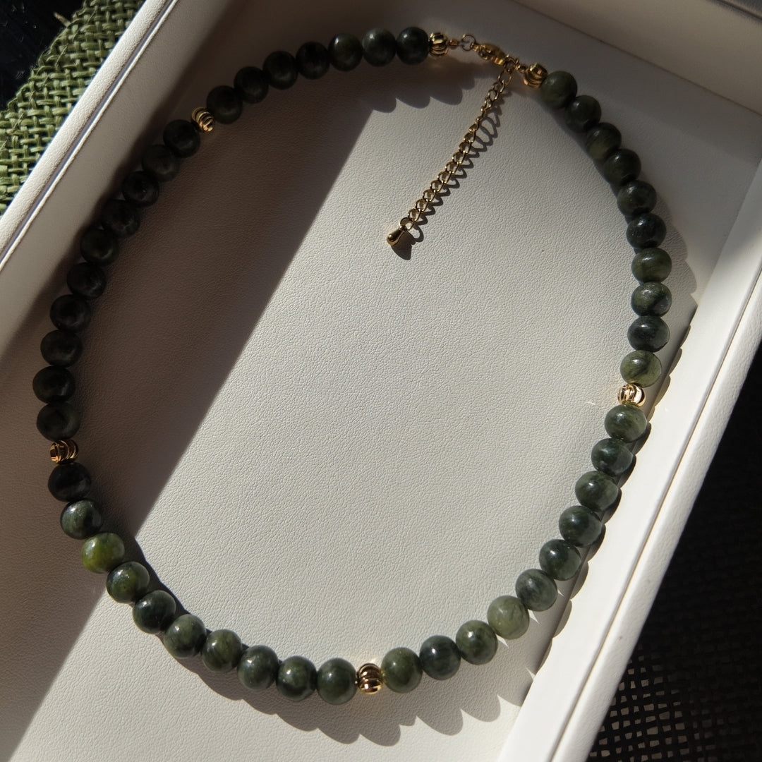 Green Jade Healing Necklace