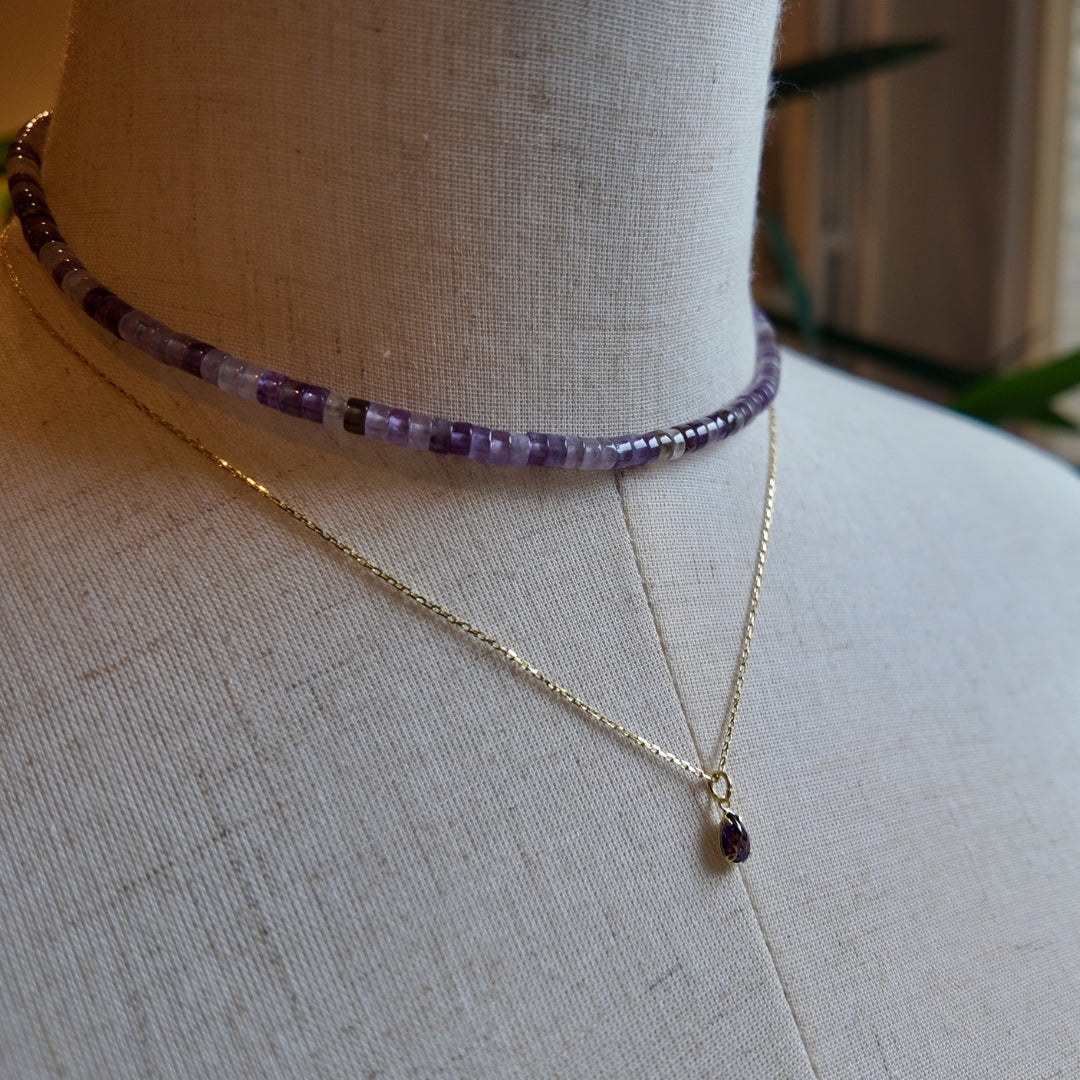 Amethyst Choker